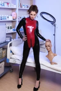 Latex "R" for Ravenous Catsuit