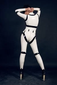 Latex Disjointed Dolly Catsuit