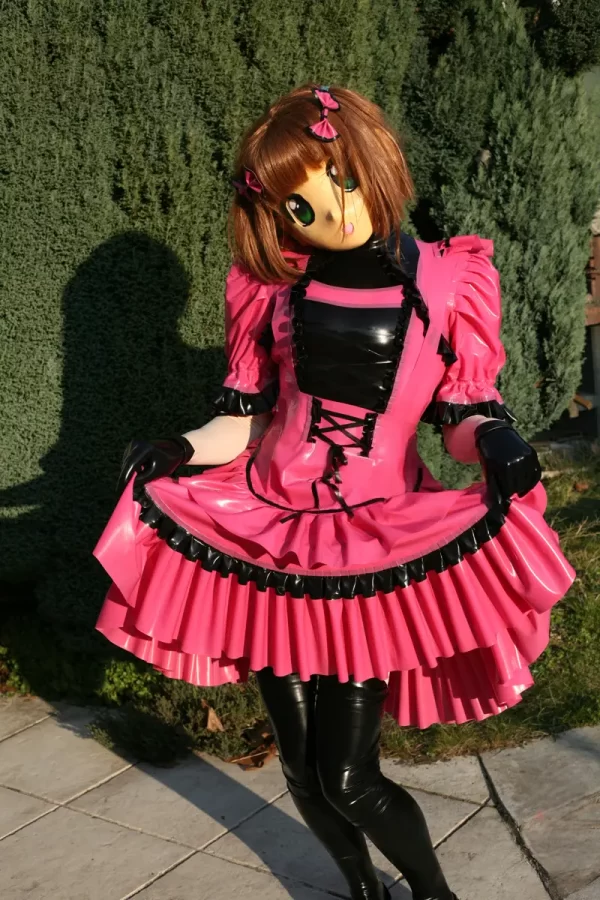Latex Emina Anime Style Doll Dress