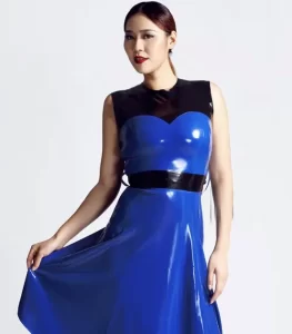 Latex Doreen??s prom night Dress