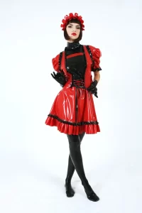 Latex Housemaid Uniform Dress