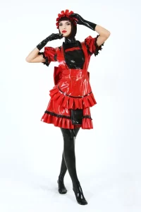 Latex Housemaid Uniform Dress