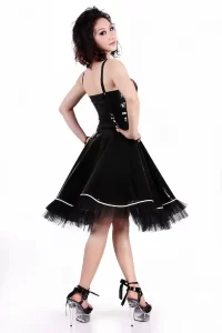 Latex The Twirler Dress