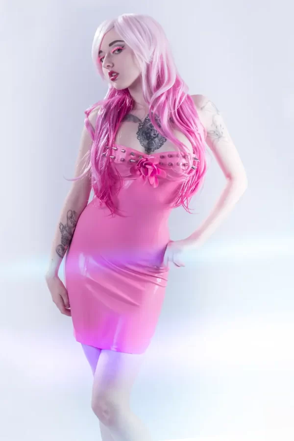 Latex In in the Name of Love Dress