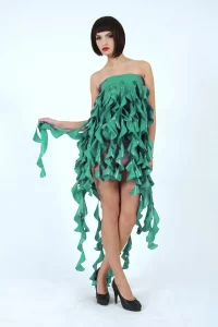 Latex In-A-Twist Fancy Party Dress