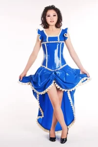 Latex Tea and Crumpets Dress