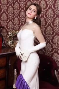 Latex Trumpet Beauty Dress