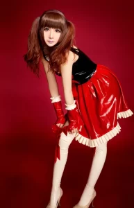 Latex Big Bow Lolita Dress