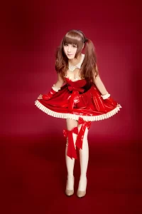 Latex Big Bow Lolita Dress