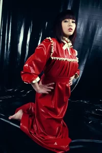 Latex Rose Nightingale Dress