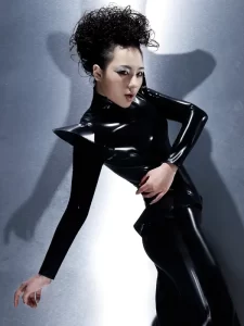 Latex Black Widow Dress