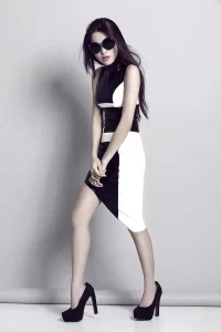 Latex Modern Minimalist Dress