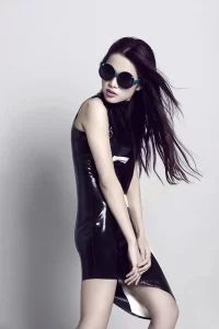 Latex Modern Minimalist Dress
