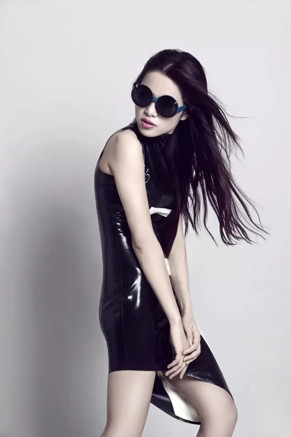 Latex Modern Minimalist Dress