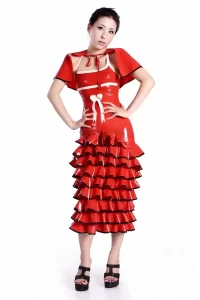 Latex Arriba Arriba Dress
