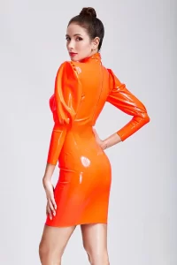 Latex Edgy Juliet Dress