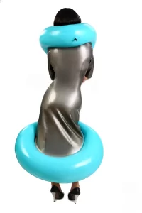 Latex The Blue Bulge Dress