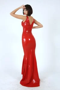 Latex Red Carpet Ready Dress