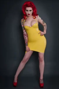 Latex All Eyes on Us! Dress