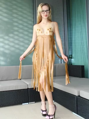 Latex The Pom Pom Dress