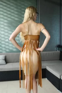 Latex The Pom Pom Dress