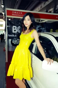 Latex Yellow Yumptious! Dress