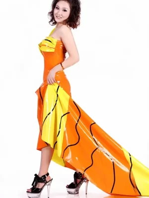 Latex Tropical Sun Dress