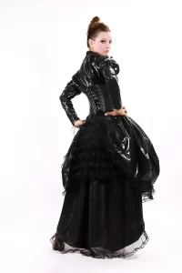 Latex Vamping Villainy Dress