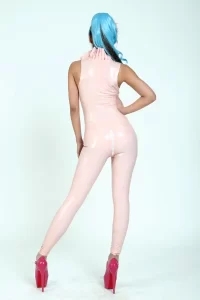 Latex Ruff n Busty Catsuit