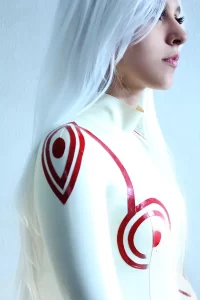 Latex Shiro Cosplay Suit Catsuit