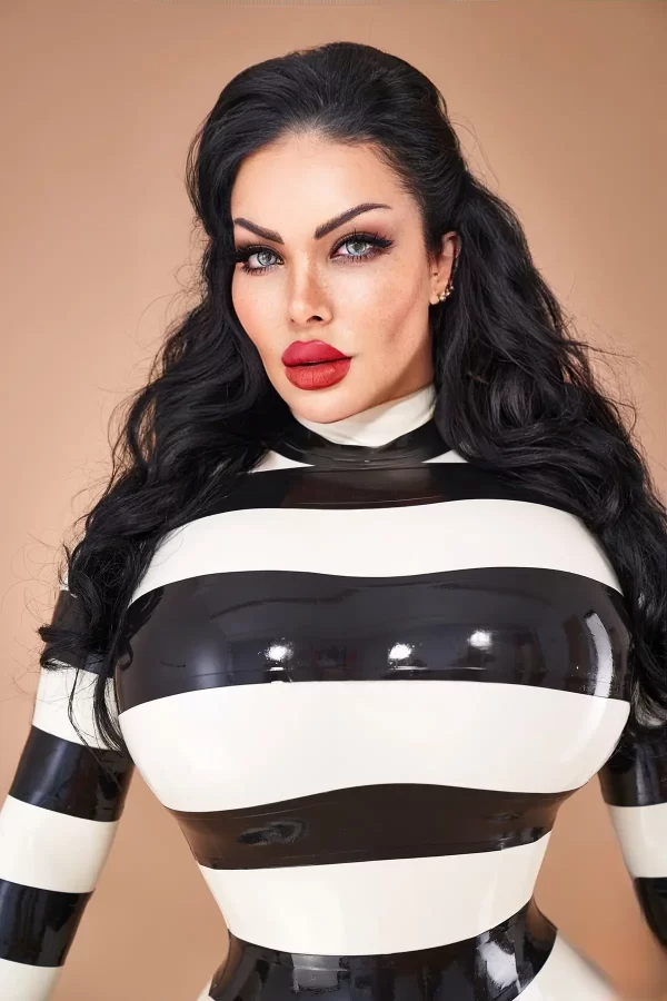 Latex Prison Break! Catsuit