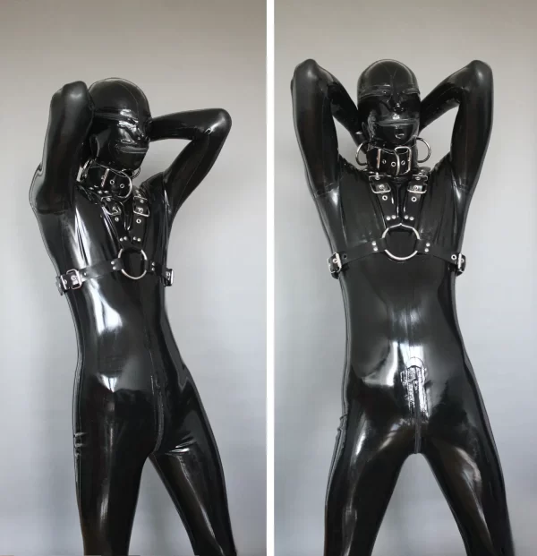 Latex Full Enclose Gimperator Catsuit