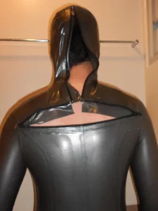 Latex Mens Total Body T-Zip Catsuit