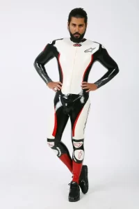Latex Mens Brand Name MotoGP Biker Catsuit Version 14