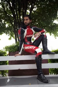 Latex Mens Brand Name T-Age MotoGP Biker Catsuit Version 9