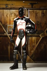 Latex Mens Brandname Biker Catsuit Version 9
