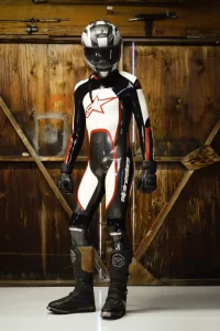 Latex Mens Brandname Biker Catsuit Version 9