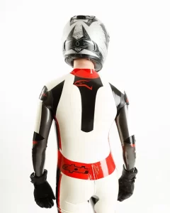 Latex Mens Brandname Biker Catsuit Version 9