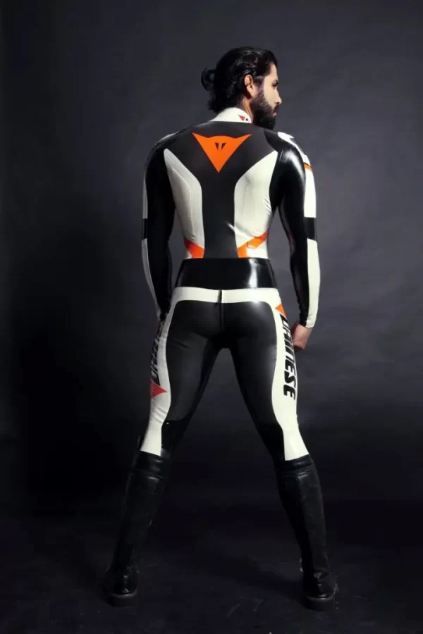Latex Mens MotoGP Biker Catsuit Version 4