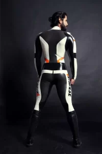 Latex Mens MotoGP Biker Catsuit Version 4