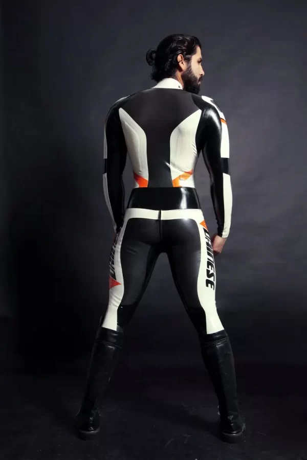Latex Mens MotoGP Biker Catsuit Version 4