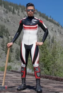 Latex Mens Unbranded Motorcycle Style Catsuit