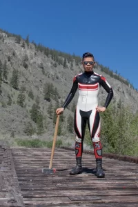 Latex Mens Unbranded Motorcycle Style Catsuit