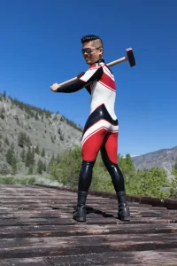 Latex Mens Unbranded Motorcycle Style Catsuit