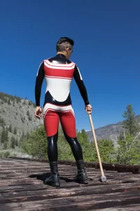 Latex Mens Unbranded Motorcycle Style Catsuit