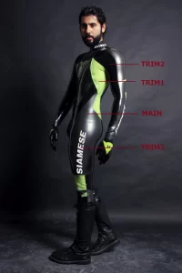 Latex Mens Brand Name T-Age MotoGP Biker Catsuit Version 17