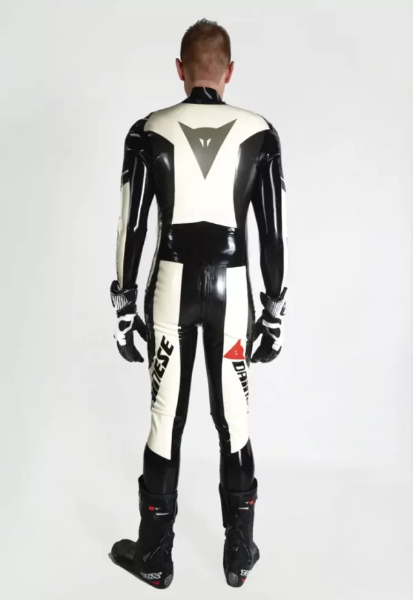 Latex Mens Brand Name T-Age Style MotoGP Biker Catsuit Version 15