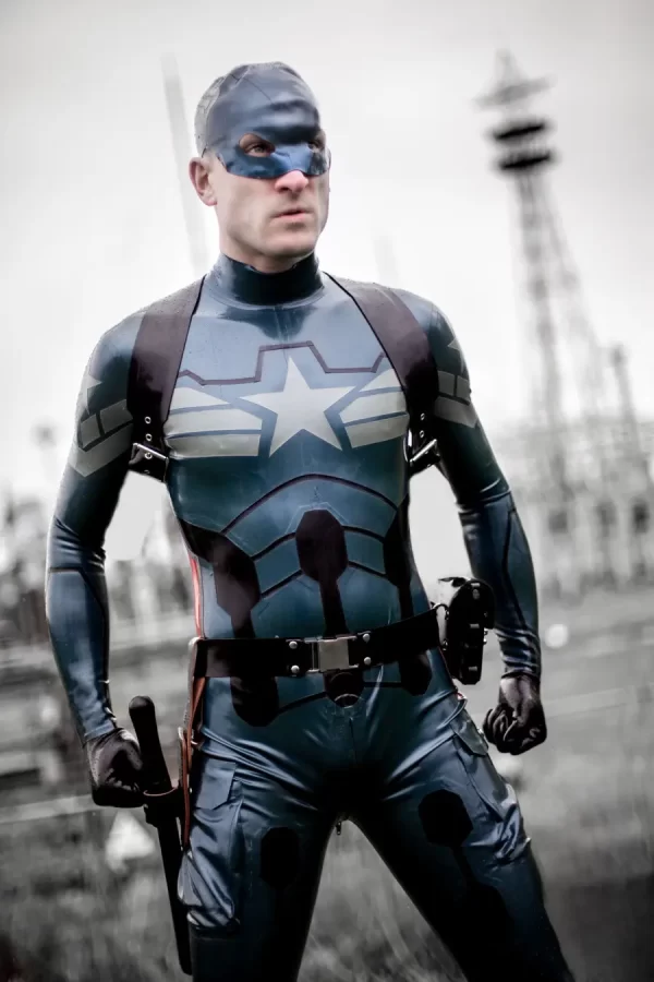 Latex COS American Captain Catsuit