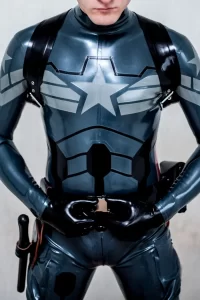 Latex COS American Captain Catsuit