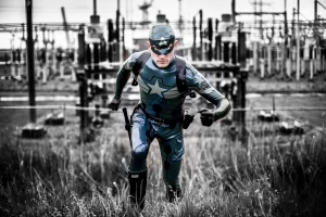 Latex COS American Captain Catsuit